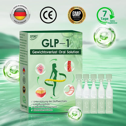 STDEI® GLP-1 Orale Lösung 🌿 Nur eine Dosis pro Tag – nach 7 Tagen sehen Sie bereits sichtbare Veränderungen ✅ Für Adipositas, Herz-Kreislauf, Diabetes, Schlafapnoe, Gelenke und mehr🌺