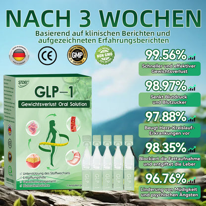 STDEI® GLP-1 Orale Lösung 🌿 Nur eine Dosis pro Tag – nach 7 Tagen sehen Sie bereits sichtbare Veränderungen ✅ Für Adipositas, Herz-Kreislauf, Diabetes, Schlafapnoe, Gelenke und mehr🌺