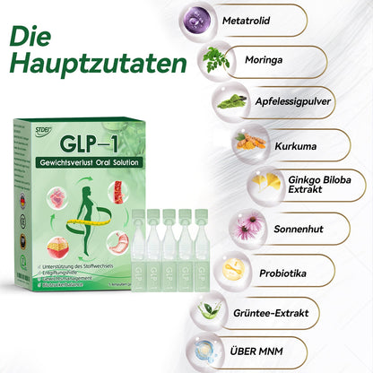 STDEI® GLP-1 Orale Lösung 🌿 Nur eine Dosis pro Tag – nach 7 Tagen sehen Sie bereits sichtbare Veränderungen ✅ Für Adipositas, Herz-Kreislauf, Diabetes, Schlafapnoe, Gelenke und mehr🌺