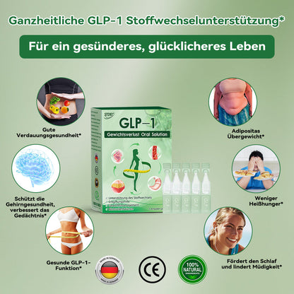 STDEI® GLP-1 Orale Lösung 🌿 Nur eine Dosis pro Tag – nach 7 Tagen sehen Sie bereits sichtbare Veränderungen ✅ Für Adipositas, Herz-Kreislauf, Diabetes, Schlafapnoe, Gelenke und mehr🌺